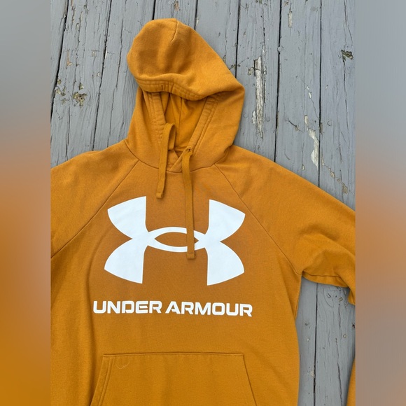 Under Armour • pullover mustard hoodie - Picture 3 of 8